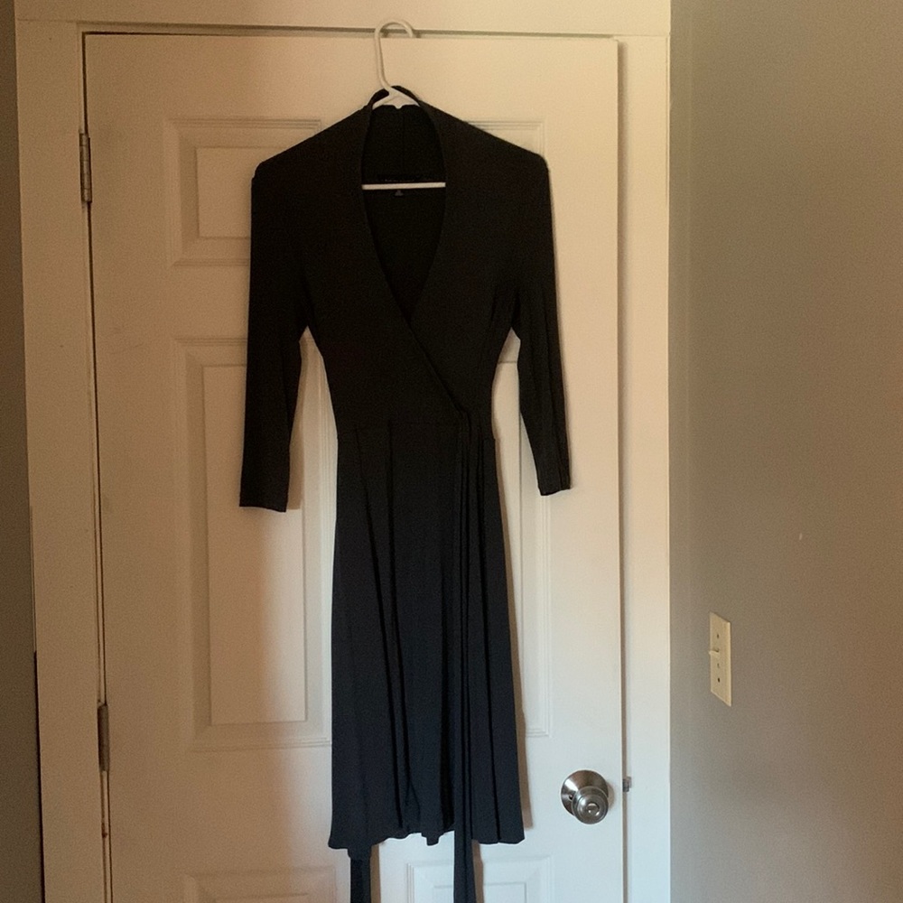 Banana republic. Wrap dress. Fall.